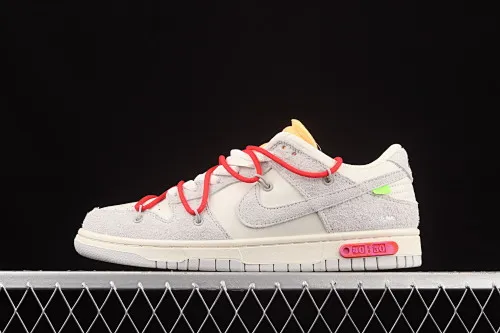 All Categories Nk SB Dunk Series Nk SB Dunk Low low-top sneakers OF x Nk Dunk Low "12 of 50" OW suede SB smashed backboard fashion casual sneakers DJ0950-103